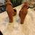 Brown suede coach high heels 3 thumbnail