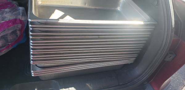 FULL  Stainless Pans 4" deep 1