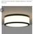 LED Flush Mount Ceiling Light, 15 inch, 24W Dimmable 3000K 4000K 5000K Matte Bla 1 thumbnail