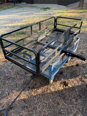 Hitch mount cargo rack 1