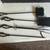 5-Piece Fireplace Tool Set Cast Iron 2 thumbnail