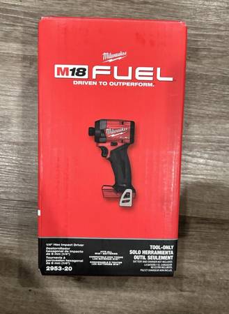 Milwaukee Fuel M18 1/4” Impact driver 2953-20 (brand new) 1