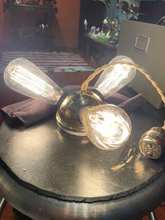 Benjamin Three Bulb with Push Button Switch Porcelian Lighting Socket 1