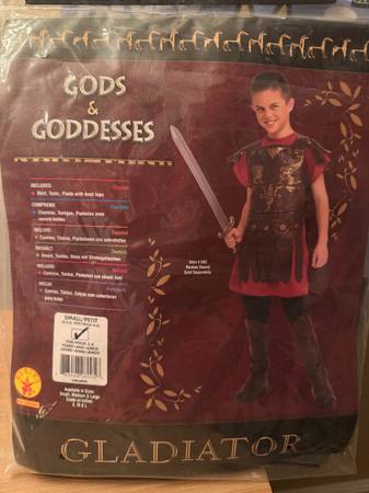 Gladiator Halloween Costume (Gods & Goddesses) - Youth 3T-4T 1