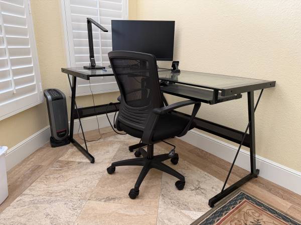 Computer desks and chair 1