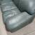 Kohler garage sale Green leather couch 4 thumbnail