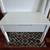 Antique Console Table, 2 Leather Barstool Chairs, and Storage Bench 5 thumbnail