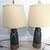 2x 27" Distressed Table Lamps Hardback Canvas Shade 1 thumbnail