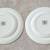 2 Wood & Sons Alpine White Ironstone Plates 4 thumbnail