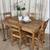 Compact Kitchen Dining Table & 4 Chairs With Seat Cushions PERFECT FOR 5 thumbnail