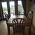 Wood Oak kitchen table, extention leaf, 4 chairs 1 thumbnail