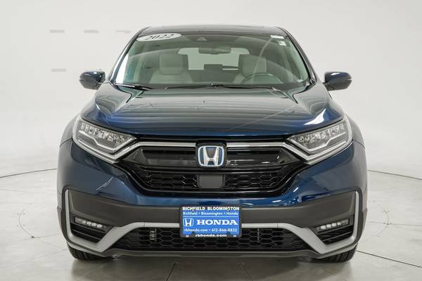 2022 *Honda* *CR-V Hybrid* *EX-L AWD* Obsidian Blue - $31,198 (Richfield Bloomington Honda)63470776206979122