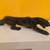 SET OF 2, GLAZED BLACK STALKING PANTHERS/JAGUARS 2 thumbnail