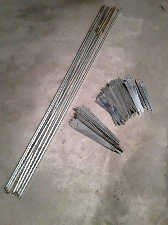 Kason wall shelf brackets & mounting rails lot 1