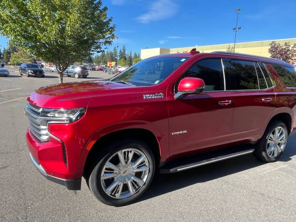 2021 Chevy Tahoe High Country 4x4 6.2L V8 - $52,000 (Puyallup)63617156592771124