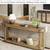 6FT. NATURAL RUSTIC SOLID WOOD CONSOLE TABLE - ALLNEW 3 thumbnail