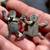 Zealandia Stone and Sterling Silver Dancing Couple Brooch Jenny Byrne 2 thumbnail