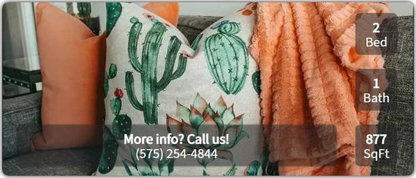 $721 / 2br - 877ft2 - Right on public transit, for easy commuting! Vista Montana (Las Cruces)63687913206403121