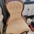 Antique Victorian carved upholstered chair with wheels 1 thumbnail