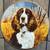 Authentic Signed Artist Dog Plates $10 FOR ALL 7 thumbnail