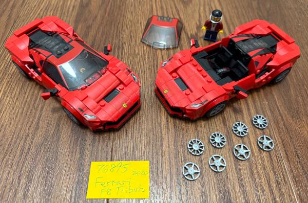 LEGO Set #76895 (2020) - Ferrari F8 Tributo (270 pcs, 1 mini-fig) 1