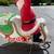RARE EMPIRE BLOW MOLD SANTA SLEIGH Two Reindeer Blowmold Christmas Outdoor Decor 17 thumbnail