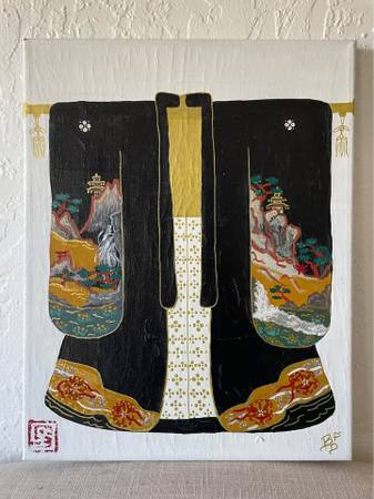 Japanese kimono original art 1