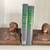 Antique Dante and Beatrice Bronze Bookends by Jennings Brothers 2 thumbnail