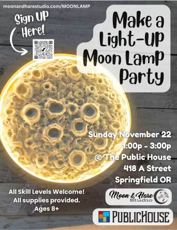 Make a Light-Up Moon Lamp Craft Party 1