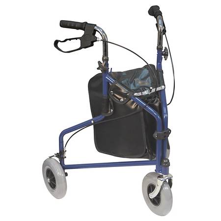 guardian 3 wheel walker blue 1