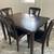 5 Piece Dark Brown Dining Set 1 thumbnail