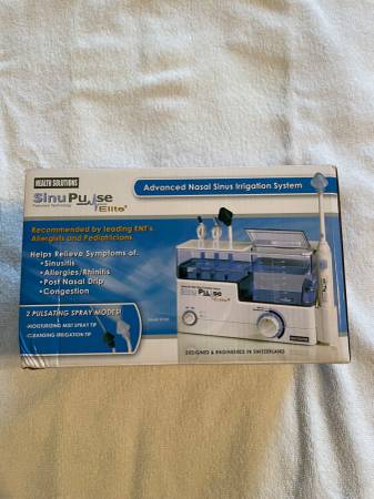 BRAND NEW, Sealed--Health Solutions SinuPulse Elite Advanced Nasal Sin 1