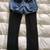 Blue and black pants for girls 1 thumbnail