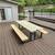 CEDAR WOOD PICNIC TABLE 10 thumbnail