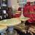 ANTIC SET OF TABLES & LAMPS 11 thumbnail