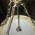 Modern Round Saucer Style Chrome  & Milk glass Chandelier Light Lamp 7 thumbnail