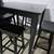Counter Height Square Dining Table Set w/4 Stools 5 thumbnail