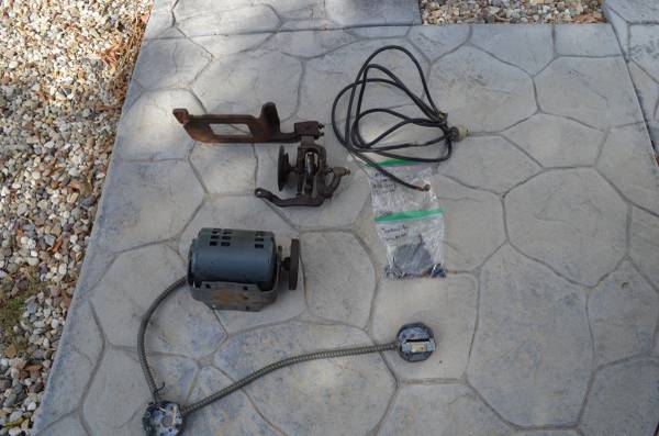 Sewing Machine motor and Clutch assembly 1