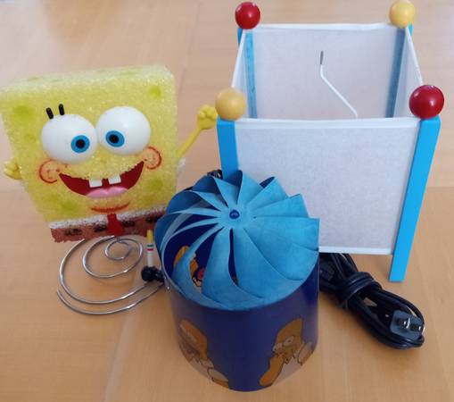 The Simpsons Homer & Spongebob Squarepants Lamps 1