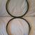 Vintage Gretsch Broadkaster 18" 90s bass drum hoops greenglass glitter 7 thumbnail