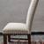 Collection of Six (6) Crown Mark Brand Wood and Fabric Dining Chairs 12 thumbnail