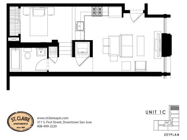 $2,695 / 1br - 607ft2 - Ideal 1BR Loft apt, Deluxe kitchen, Great views! Washer & Dryer inside (san jose downtown)63880135559555122