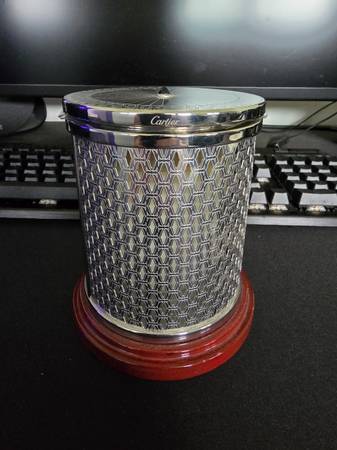 Cartier Candle Holder with Scented Candle decor 1