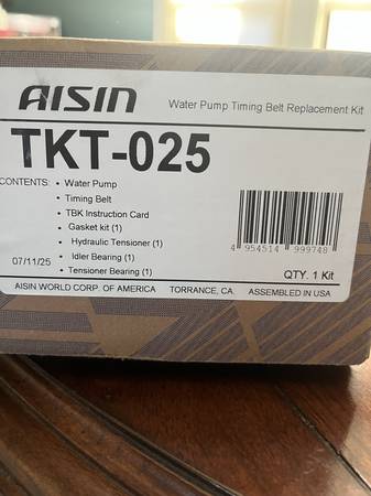 Toyota Water Pump & Timing Belt 1