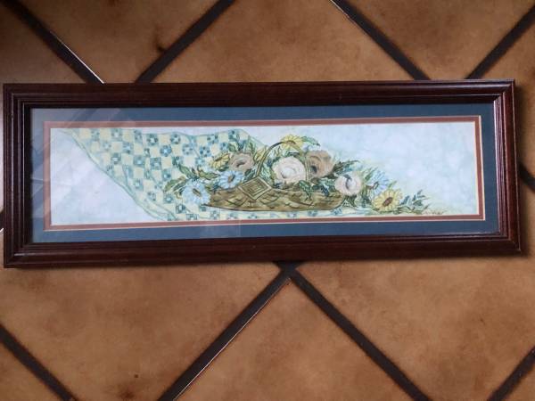 Framed Batik Print 1
