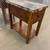 Walnut and stone top end table nightstand 3 thumbnail