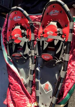 COMPLETE 1 SET of  SNOWSHOES, GAITERS, POLES ETC 1