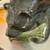 Stone Carved Bear with Salmon – Black & Green Stone Sculpture – 5” 2 thumbnail