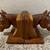 Vintage Carved Horse Head Bookends 1 thumbnail
