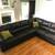 10 ft. Custom Leather Sectional Sofa (OBO) 9 thumbnail